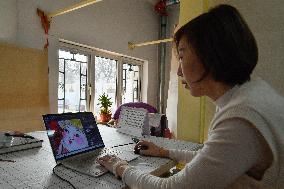 CHINA-TIANJIN-NEW YEAR PAINTINGS-WINTER OLYMPIC GAMES (CN)