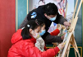 CHINA-TIANJIN-NEW YEAR PAINTINGS-WINTER OLYMPIC GAMES (CN)