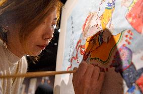 CHINA-TIANJIN-NEW YEAR PAINTINGS-WINTER OLYMPIC GAMES (CN)