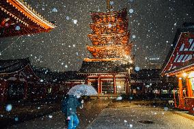 JAPAN-TOKYO-SNOW