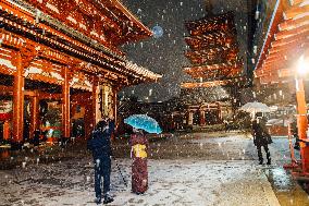 JAPAN-TOKYO-SNOW