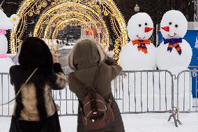 RUSSIA-MOSCOW-SNOW AND ICE FESTIVAL