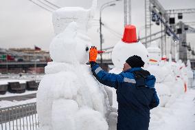 RUSSIA-MOSCOW-SNOW AND ICE FESTIVAL