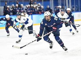 (BEIJING2022)CHINA-BEIJING-OLYMPIC WINTER GAMES-ICE HOCKEY-WOMEN'S PLAYOFF SEMIFINAL-USA VS FIN(CN)