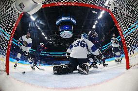 (BEIJING2022)CHINA-BEIJING-OLYMPIC WINTER GAMES-ICE HOCKEY-WOMEN'S PLAYOFF SEMIFINAL-USA VS FIN(CN)