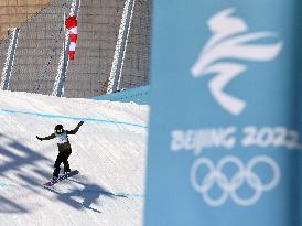 (BEIJING2022)CHINA-BEIJING-OLYMPIC WINTER GAMES-WOMEN'S SNOWBOARD BIG AIR-QUALIFICATION (CN)