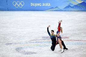 (BEIJNG2022)CHINA-BEIJING-OLYMPIC WINTER GAMES-FIGURE SKATING-ICE DANCE-FREE DANCE (CN)