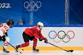 (BEIJING2022)CHINA-BEIJING-OLYMPIC WINTER GAMES-ICE HOCKEY-WOMEN'S PLAYOFF SEMIFINAL-CANADA VS SWITZERLAND (CN)
