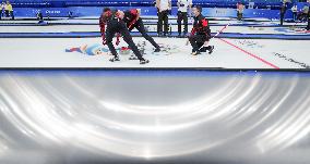 (BEIJING2022)CHINA-BEIJING-WINTER OLYMPIC GAMES-CURLING-MEN'S ROUND ROBIN-CAN vs ITA(CN)