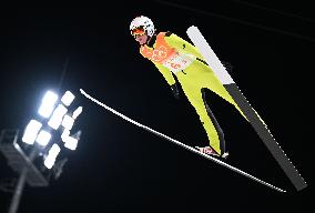 (BEIJING2022) CHINA-ZHANGJIAKOU-OLYMPIC WINTER GAMES-SKI JUMPING-MEN'S TEAM (CN)