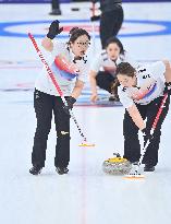 (BEIJING2022)CHINA-BEIJING-WINTER OLYMPIC GAMES-CURLING-WOMEN'S ROUND ROBIN-JPN vs KOR (CN)