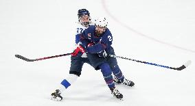 (BEIJING2022)CHINA-BEIJING-OLYMPIC WINTER GAMES-ICE HOCKEY-WOMEN'S PLAYOFF SEMIFINAL-USA VS FIN(CN)