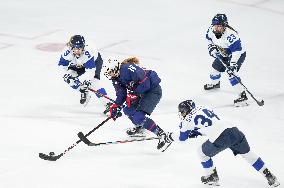 (BEIJING2022)CHINA-BEIJING-OLYMPIC WINTER GAMES-ICE HOCKEY-WOMEN'S PLAYOFF SEMIFINAL-USA VS FIN(CN)