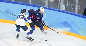 (BEIJING2022)CHINA-BEIJING-OLYMPIC WINTER GAMES-ICE HOCKEY-WOMEN'S PLAYOFF SEMIFINAL-USA VS FIN(CN)