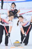 (BEIJING2022)CHINA-BEIJING-WINTER OLYMPIC GAMES-CURLING-WOMEN'S ROUND ROBIN-JPN vs KOR (CN)