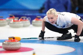 (BEIJING2022)CHINA-BEIJING-WINTER OLYMPIC GAMES-CURLING-WOMEN'S ROUND ROBIN-DEN vs ROC(CN)