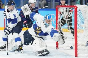 (BEIJING2022)CHINA-BEIJING-OLYMPIC WINTER GAMES-ICE HOCKEY-WOMEN'S PLAYOFF SEMIFINAL-USA VS FIN(CN)