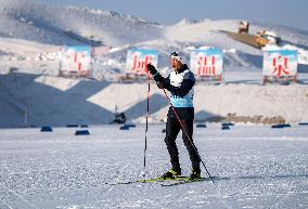 (BEIJING2022)CHINA-ZHANGJIAKOU-OLYMPIC WINTER GAMES-CROSS-COUNTRY SKIING-TRIAL SKIER (CN)