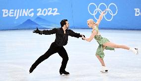 (XHTP)(BEIJNG2022)CHINA-BEIJING-OLYMPIC WINTER GAMES-FIGURE SKATING-ICE DANCE-FREE DANCE (CN)
