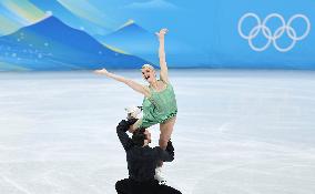 (XHTP)(BEIJNG2022)CHINA-BEIJING-OLYMPIC WINTER GAMES-FIGURE SKATING-ICE DANCE-FREE DANCE (CN)