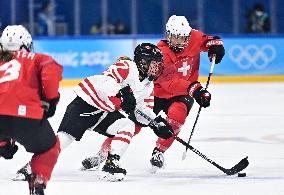 (BEIJING2022)CHINA-BEIJING-OLYMPIC WINTER GAMES-ICE HOCKEY-SEMIFINAL-CAN VS SUI (CN)