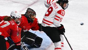 (BEIJING2022)CHINA-BEIJING-OLYMPIC WINTER GAMES-ICE HOCKEY-WOMEN'S PLAYOFF SEMIFINAL-CANADA VS SWITZERLAND (CN)