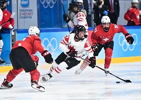 (XHTP)(BEIJING2022)CHINA-BEIJING-OLYMPIC WINTER GAMES-ICE HOCKEY-SEMIFINAL-CAN VS SUI (CN)