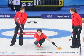 (BEIJING2022)CHINA-BEIJING-WINTER OLYMPIC GAMES-CURLING-WOMEN'S ROUND ROBIN-CHN vs ROC (CN)