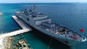 TONGA-CHINESE NAVY SHIPS-RELIEF SUPPLIES-ARRIVAL