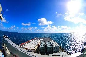 TONGA-CHINESE NAVY SHIPS-RELIEF SUPPLIES-ARRIVAL