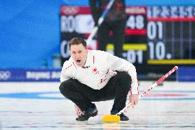 (BEIJING2022)CHINA-BEIJING-WINTER OLYMPIC GAMES-CURLING-MEN'S ROUND ROBIN-ROC VS CAN (CN)