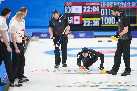 (BEIJING2022)CHINA-BEIJING-WINTER OLYMPIC GAMES-CURLING-MEN'S ROUND ROBIN-ROC VS CAN (CN)