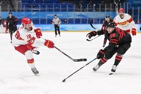 (BEIJING2022)CHINA-BEIJING-OLYMPIC WINTER GAMES-ICE HOCKEY-MEN'S QUALIFICATION PLAY-OFF-CAN VS CHN (CN)