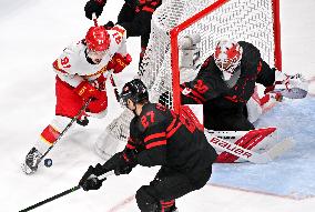 (BEIJING2022)CHINA-BEIJING-OLYMPIC WINTER GAMES-ICE HOCKEY-MEN'S QUALIFICATION PLAY-OFF-CAN VS CHN (CN)