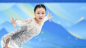 (BEIJING2022)CHINA-BEIJING-OLYMPIC WINTER GAMES-FIGURE SKATING-WOMEN SINGLE SKATING-SHORT PROGRAM (CN)