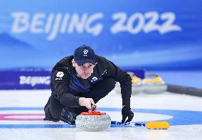 (BEIJING2022)CHINA-BEIJING-OLYMPIC WINTER GAMES-CURLING-MEN'S ROUND ROBIN SESSION-NOR VS ROC (CN)