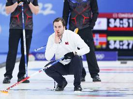 (BEIJING2022)CHINA-BEIJING-OLYMPIC WINTER GAMES-CURLING-MEN'S ROUND ROBIN SESSION-NOR VS ROC (CN)