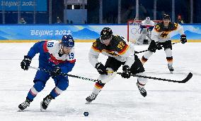 (BEIJING2022)CHINA-BEIJING-OLYMPIC WINTER GAMES-ICE HOCKEY-MEN'S QUALIFICATION PLAY-OFF-SVK VS GER(CN)