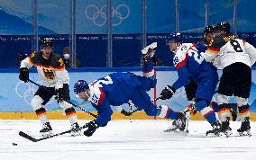 (BEIJING2022)CHINA-BEIJING-OLYMPIC WINTER GAMES-ICE HOCKEY-MEN'S QUALIFICATION PLAY-OFF-SVK VS GER(CN)