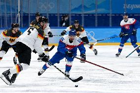 (BEIJING2022)CHINA-BEIJING-OLYMPIC WINTER GAMES-ICE HOCKEY-MEN'S QUALIFICATION PLAY-OFF-SVK VS GER(CN)