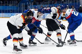 (BEIJING2022)CHINA-BEIJING-OLYMPIC WINTER GAMES-ICE HOCKEY-MEN'S QUALIFICATION PLAY-OFF-SVK VS GER(CN)