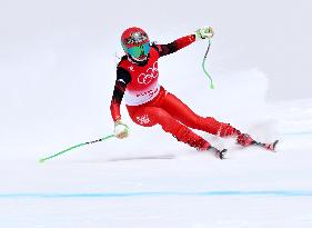 (BEIJING2022)CHINA-BEIJING-OLYMPIC WINTER GAMES-ALPINE SKIING-WOMEN'S DOWNHILL (CN)