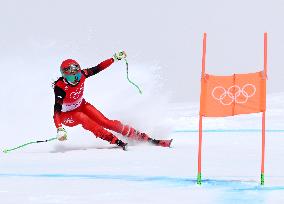 (BEIJING2022)CHINA-BEIJING-OLYMPIC WINTER GAMES-ALPINE SKIING-WOMEN'S DOWNHILL (CN)