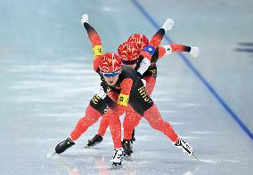 (BEIJING2022)CHINA-BEIJING-OLYMPIC WINTER GAMES-SPEED SKATING-MEN'S TEAM PURSUIT (CN)