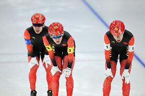 (BEIJING2022)CHINA-BEIJING-OLYMPIC WINTER GAMES-SPEED SKATING-MEN'S TEAM PURSUIT (CN)