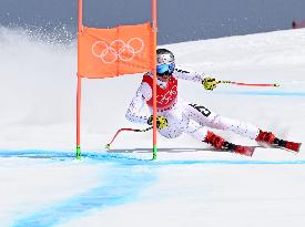 (BEIJING2022)CHINA-BEIJING-OLYMPIC WINTER GAMES-ALPINE SKIING-WOMEN'S DOWNHILL (CN)