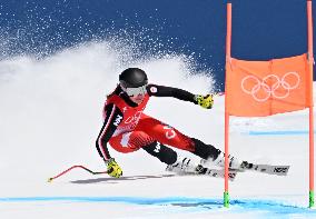 (BEIJING2022)CHINA-BEIJING-OLYMPIC WINTER GAMES-ALPINE SKIING-WOMEN'S DOWNHILL (CN)