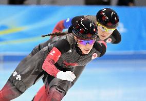 (BEIJING2022)CHINA-BEIJING-OLYMPIC WINTER GAMES-SPEED SKATING-WOMEN'S TEAM PURSUIT (CN)