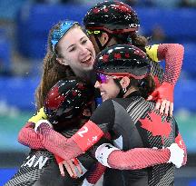 (BEIJING2022)CHINA-BEIJING-OLYMPIC WINTER GAMES-SPEED SKATING-WOMEN'S TEAM PURSUIT (CN)