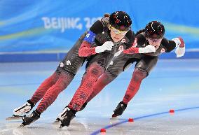 (BEIJING2022)CHINA-BEIJING-OLYMPIC WINTER GAMES-SPEED SKATING-WOMEN'S TEAM PURSUIT (CN)